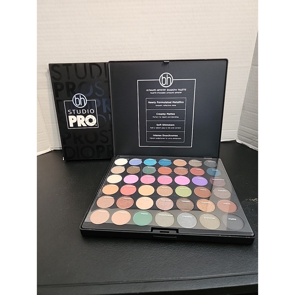 Bh Cosmetics Studio Pro Ultimate Artistry Shadow Palette 42 Shades Matte Shimmer